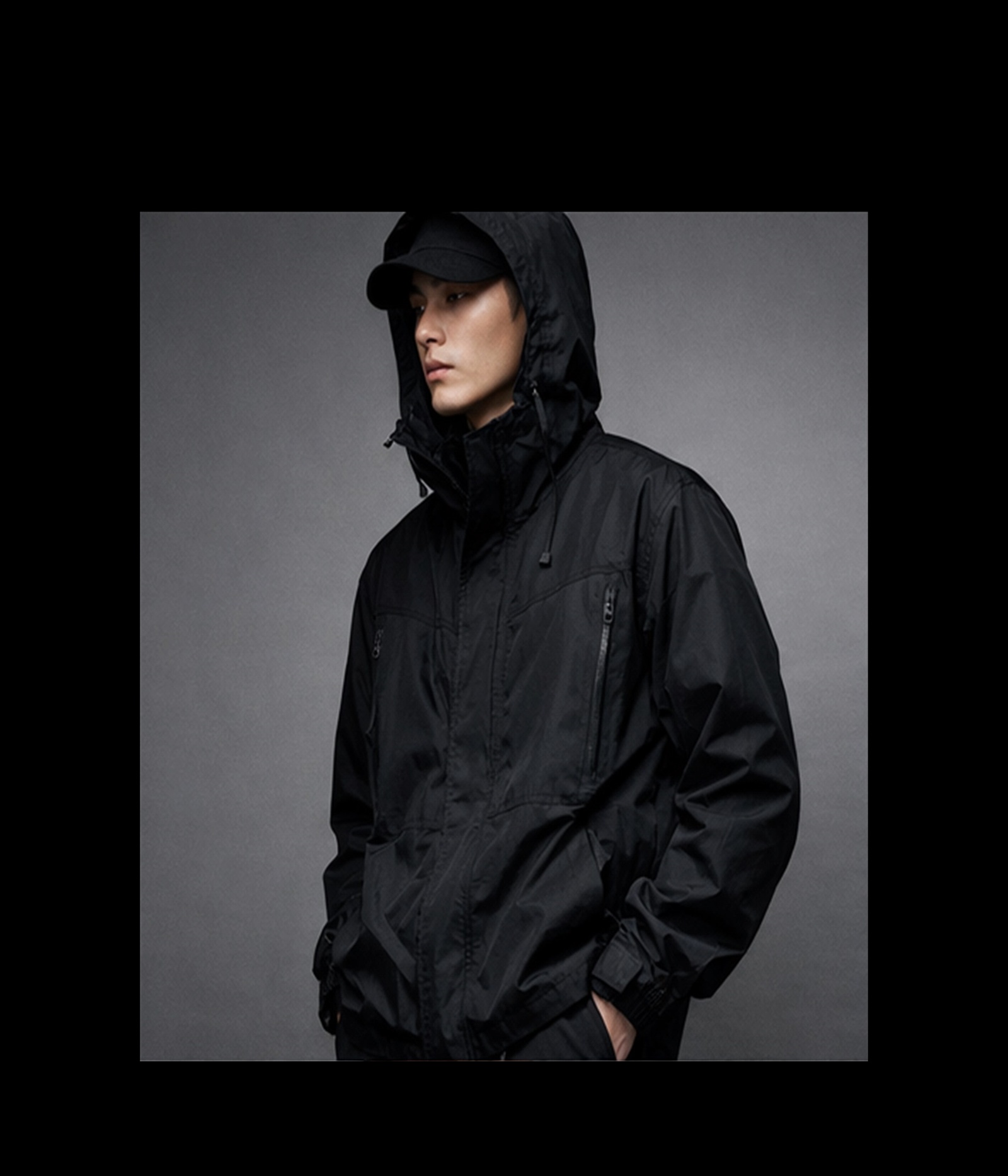 Model in DSTRKT hero outfit, frame 1